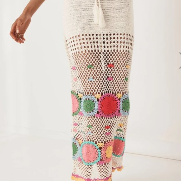 LET THE SUNSHINE IN CROCHET SKIRT Rainbow - Picture 6 of 9